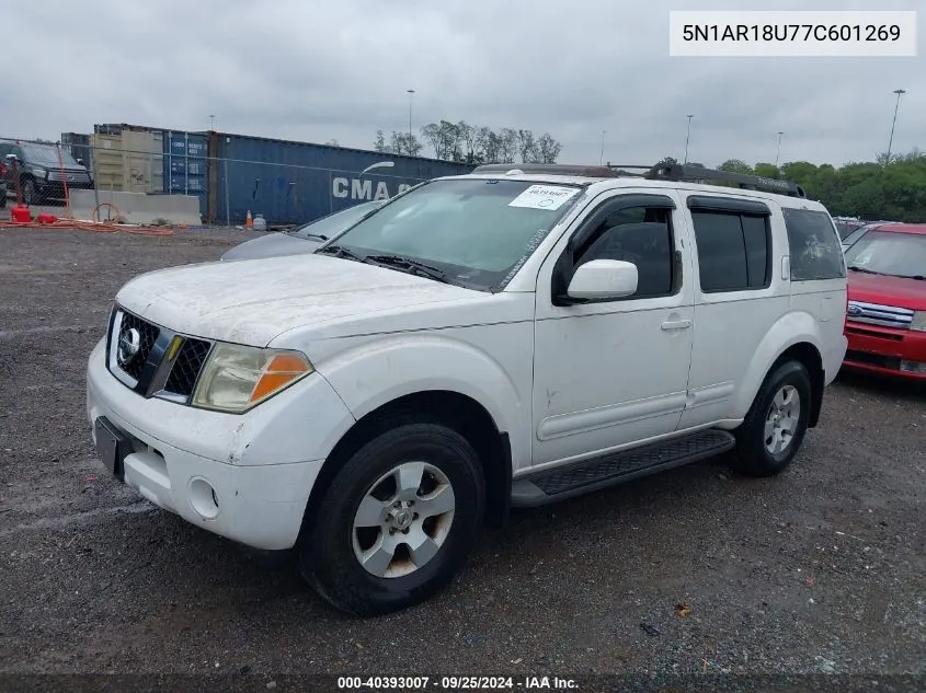 5N1AR18U77C601269 2007 Nissan Pathfinder Se