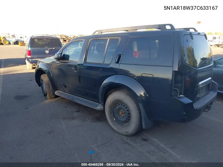 5N1AR18W37C633167 2007 Nissan Pathfinder Se Off-Road