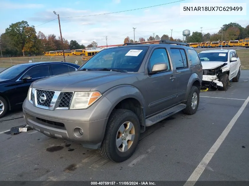 5N1AR18UX7C629499 2007 Nissan Pathfinder Se