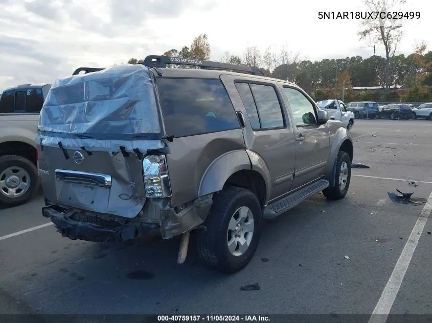 5N1AR18UX7C629499 2007 Nissan Pathfinder Se