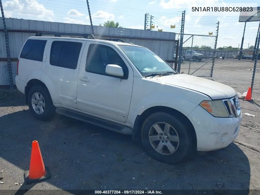 2008 Nissan Pathfinder Se VIN: 5N1AR18U88C628823 Lot: 40377204