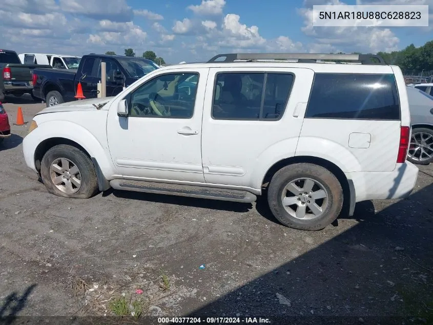 2008 Nissan Pathfinder Se VIN: 5N1AR18U88C628823 Lot: 40377204