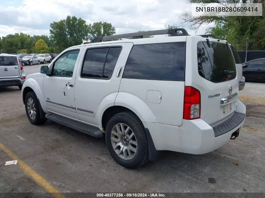 5N1BR18B28C609414 2008 Nissan Pathfinder Le V8