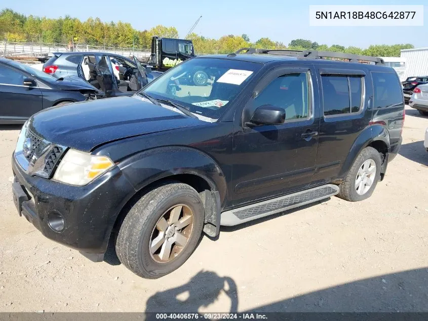 5N1AR18B48C642877 2008 Nissan Pathfinder Se