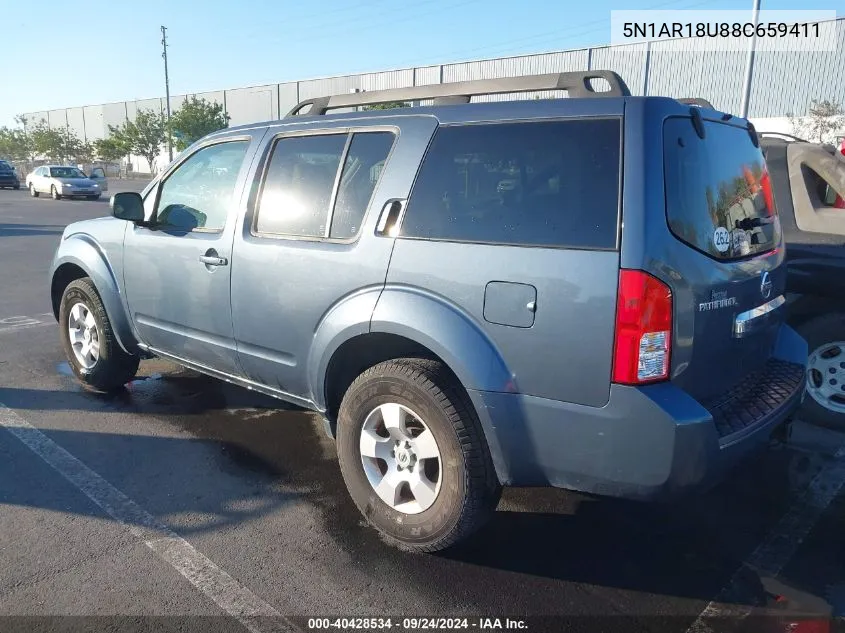 5N1AR18U88C659411 2008 Nissan Pathfinder S