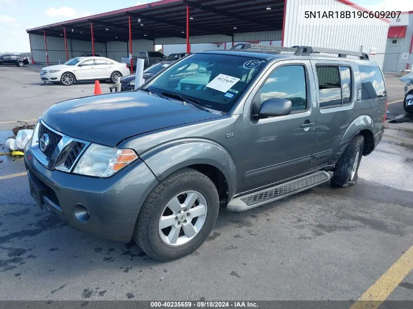 5N1AR18B19C609207 2009 Nissan Pathfinder Se