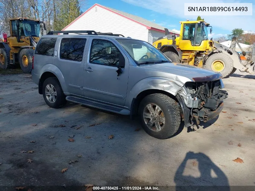 2009 Nissan Pathfinder Se VIN: 5N1AR18B99C614493 Lot: 40750425