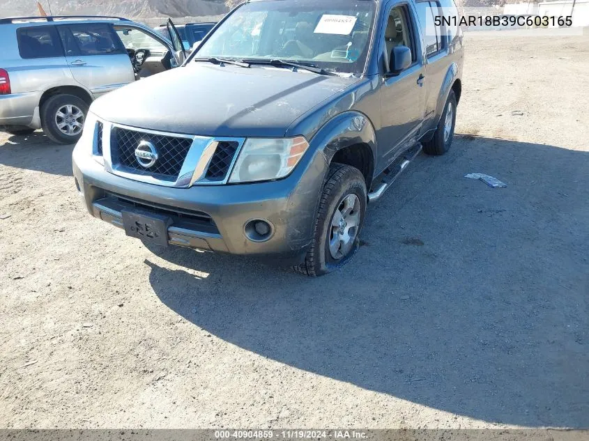 2009 Nissan Pathfinder S VIN: 5N1AR18B39C603165 Lot: 40904859