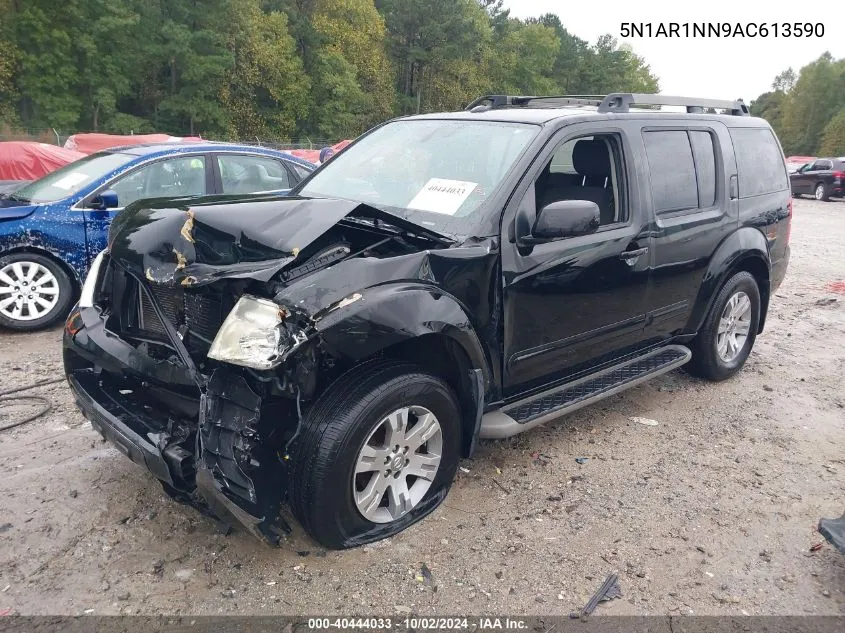 2010 Nissan Pathfinder Se VIN: 5N1AR1NN9AC613590 Lot: 40444033