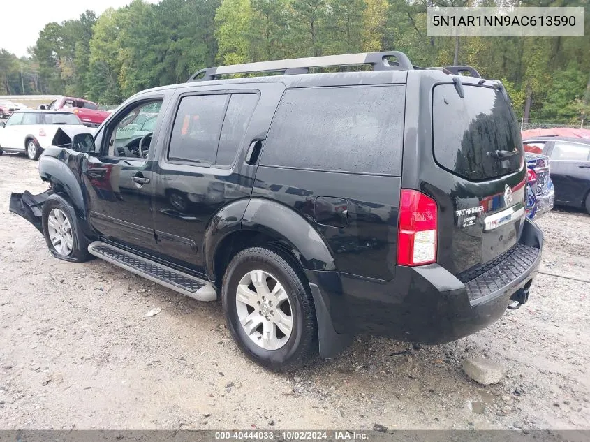 2010 Nissan Pathfinder Se VIN: 5N1AR1NN9AC613590 Lot: 40444033