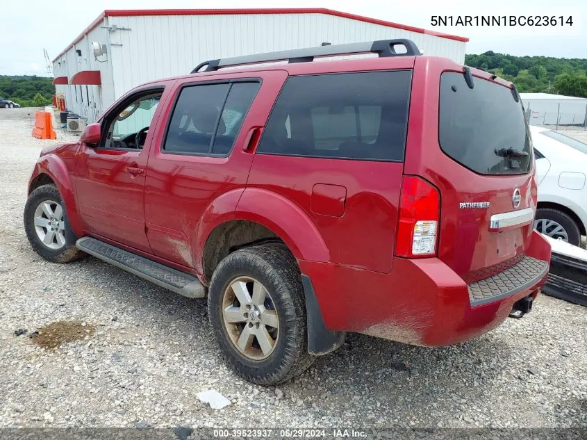 5N1AR1NN1BC623614 2011 Nissan Pathfinder Sv