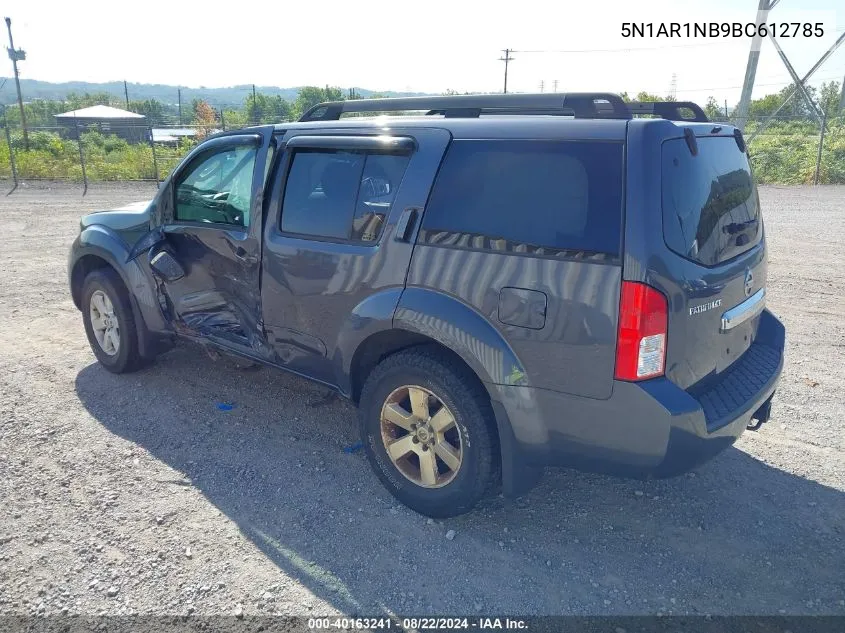 5N1AR1NB9BC612785 2011 Nissan Pathfinder Sv