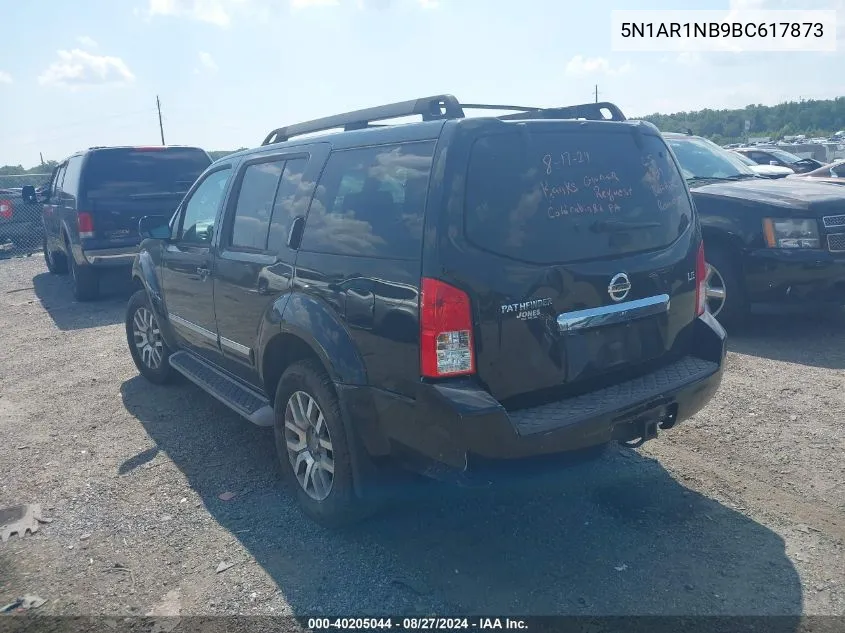 5N1AR1NB9BC617873 2011 Nissan Pathfinder Le