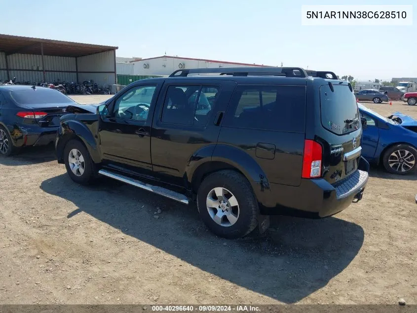 2011 Nissan Pathfinder S VIN: 5N1AR1NN38C628510 Lot: 40296640