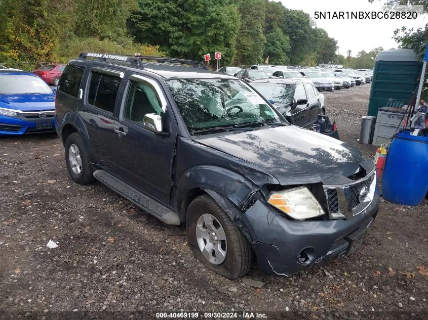 2011 Nissan Pathfinder S VIN: 5N1AR1NBXBC628820 Lot: 40469199