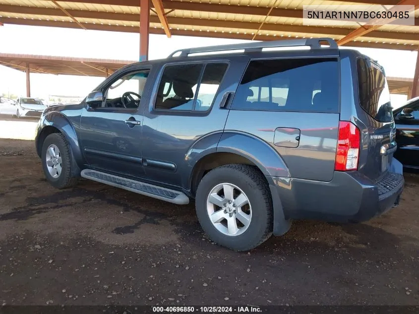 5N1AR1NN7BC630485 2011 Nissan Pathfinder Sv