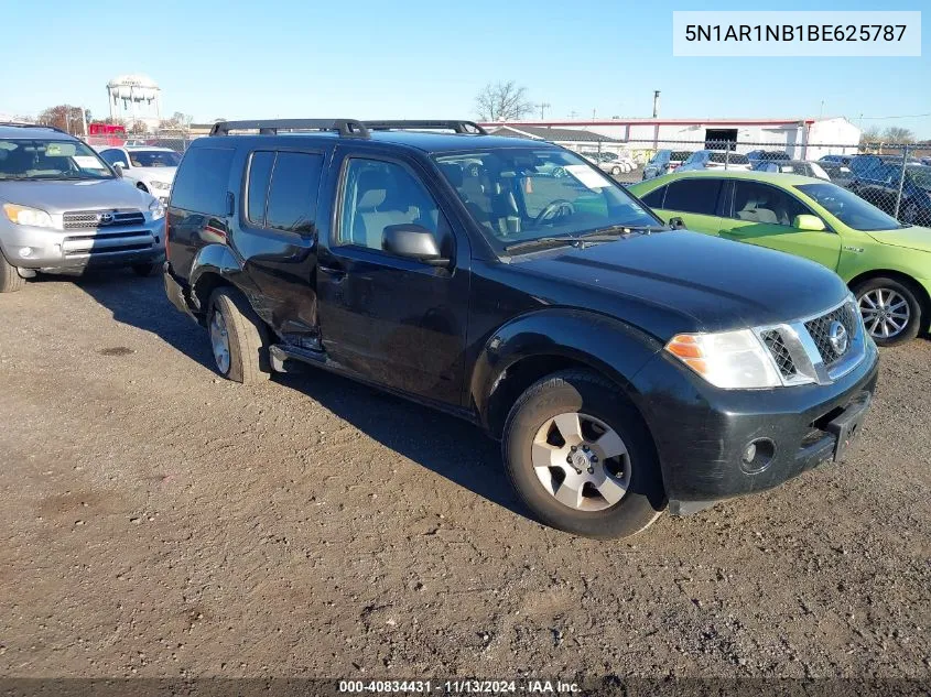 5N1AR1NB1BE625787 2011 Nissan Pathfinder S