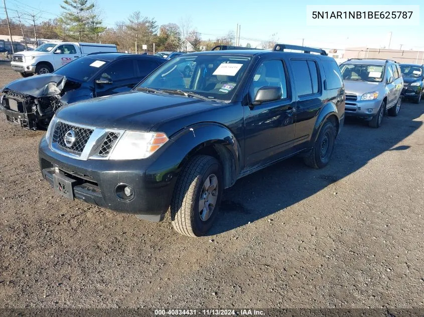 5N1AR1NB1BE625787 2011 Nissan Pathfinder S