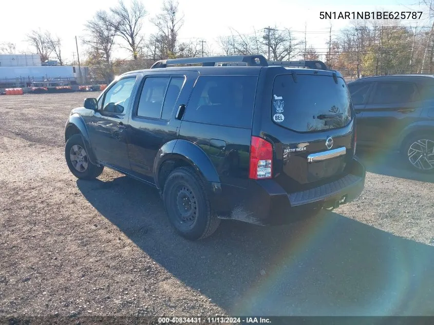 5N1AR1NB1BE625787 2011 Nissan Pathfinder S