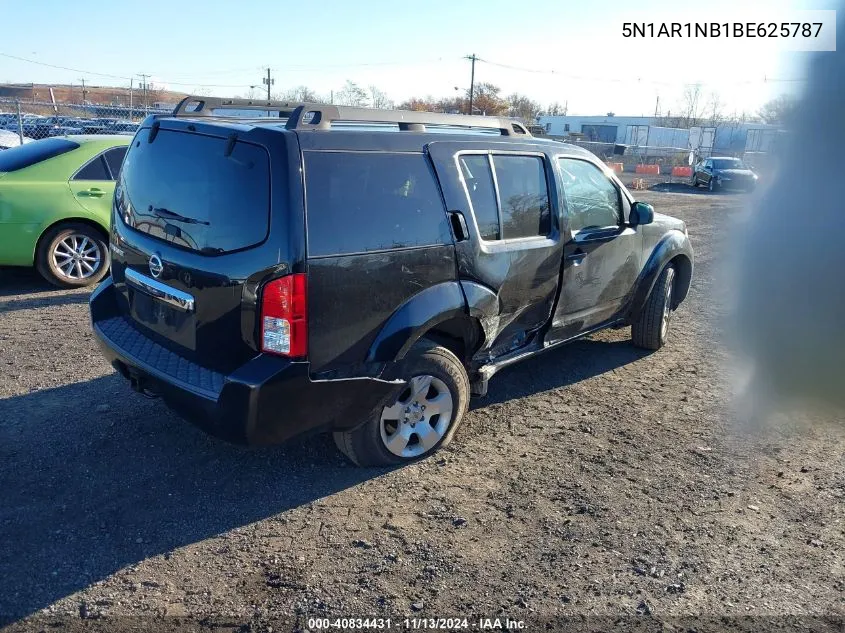 5N1AR1NB1BE625787 2011 Nissan Pathfinder S