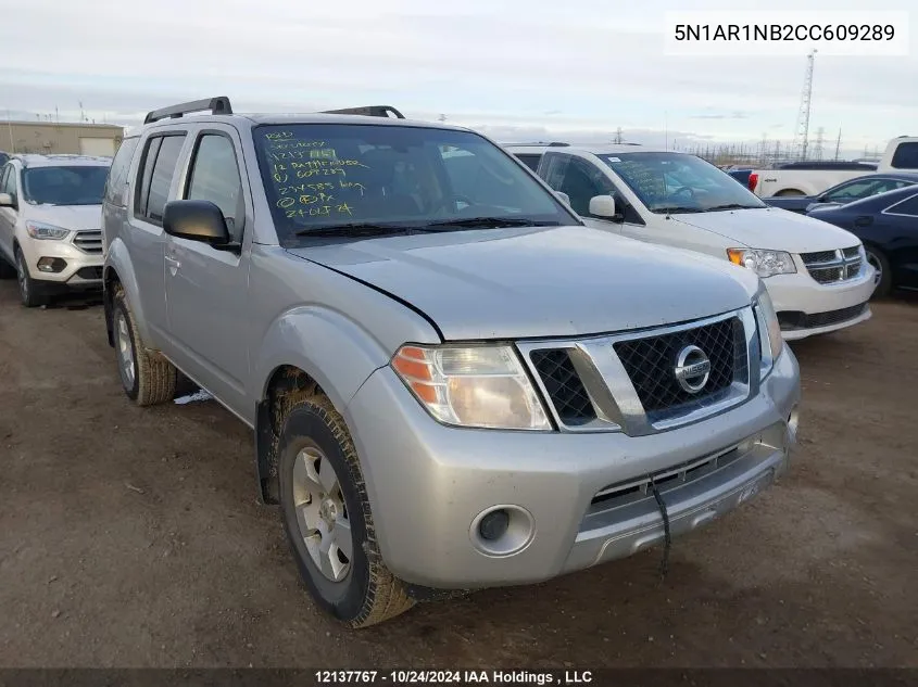 5N1AR1NB2CC609289 2012 Nissan Pathfinder