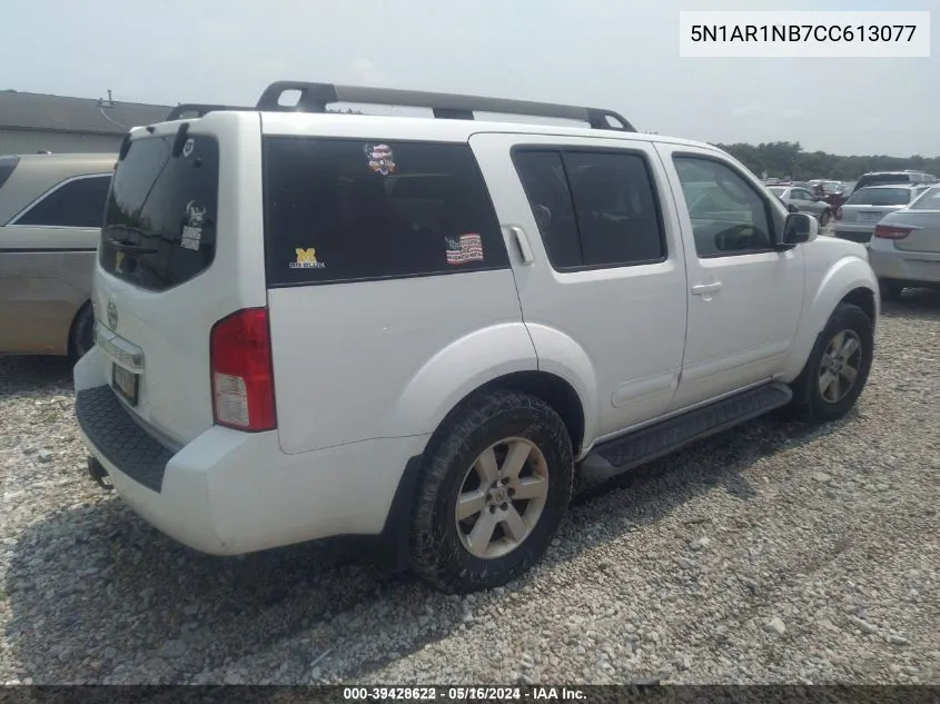 5N1AR1NB7CC613077 2012 Nissan Pathfinder Sv