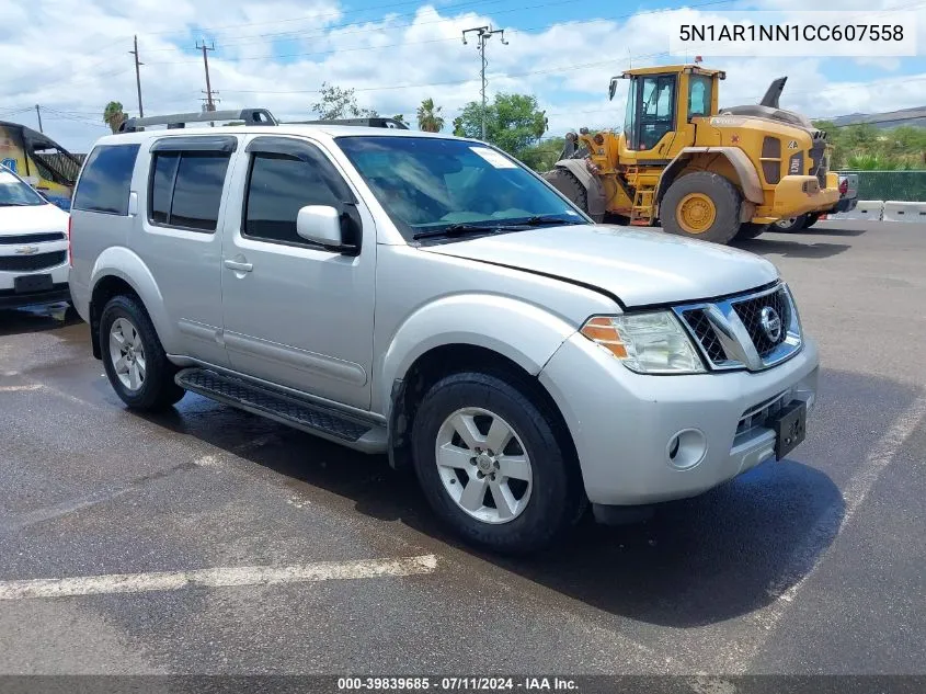 2012 Nissan Pathfinder Sv VIN: 5N1AR1NN1CC607558 Lot: 39839685