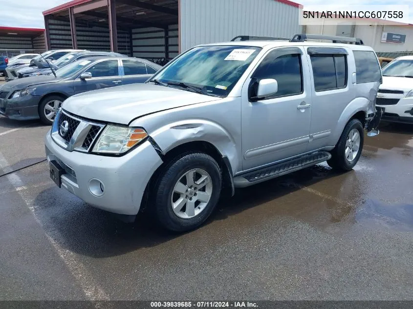 2012 Nissan Pathfinder Sv VIN: 5N1AR1NN1CC607558 Lot: 39839685