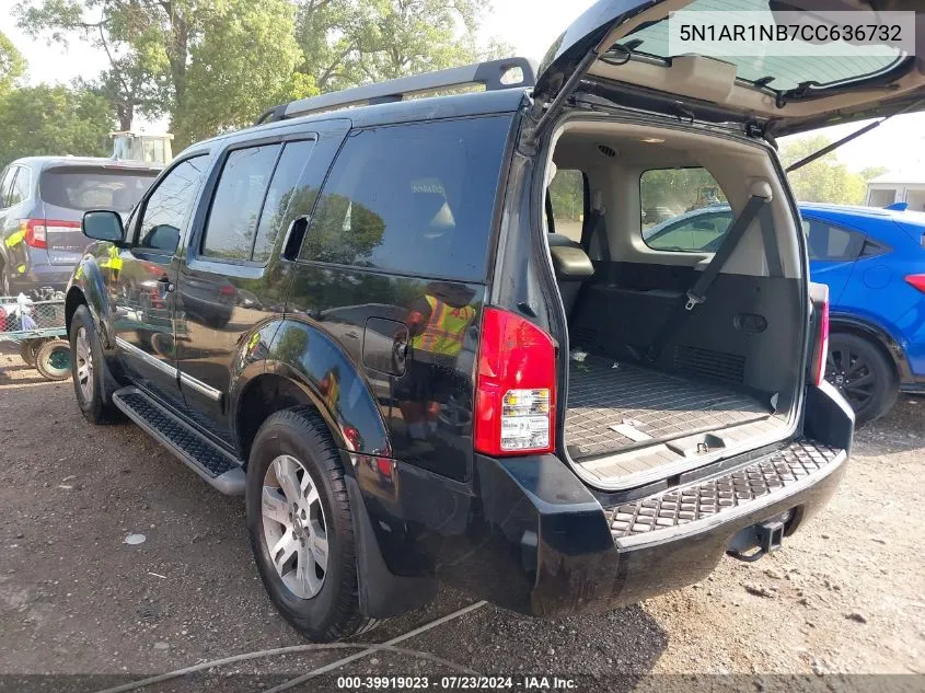 5N1AR1NB7CC636732 2012 Nissan Pathfinder Silver