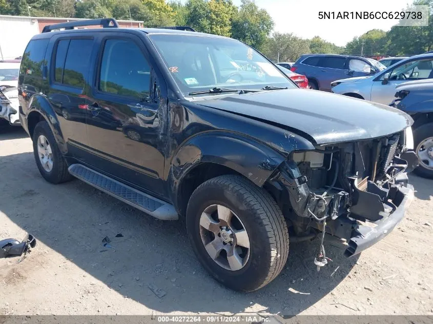 5N1AR1NB6CC629738 2012 Nissan Pathfinder S