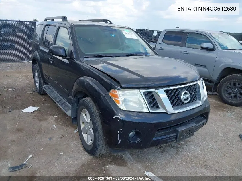 2012 Nissan Pathfinder Sv VIN: 5N1AR1NN4CC612530 Lot: 40281369