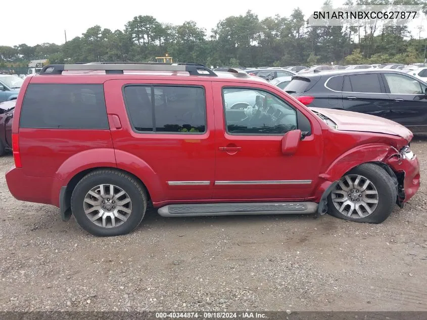 2012 Nissan Pathfinder Le VIN: 5N1AR1NBXCC627877 Lot: 40344874