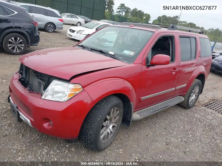 2012 Nissan Pathfinder Le VIN: 5N1AR1NBXCC627877 Lot: 40344874