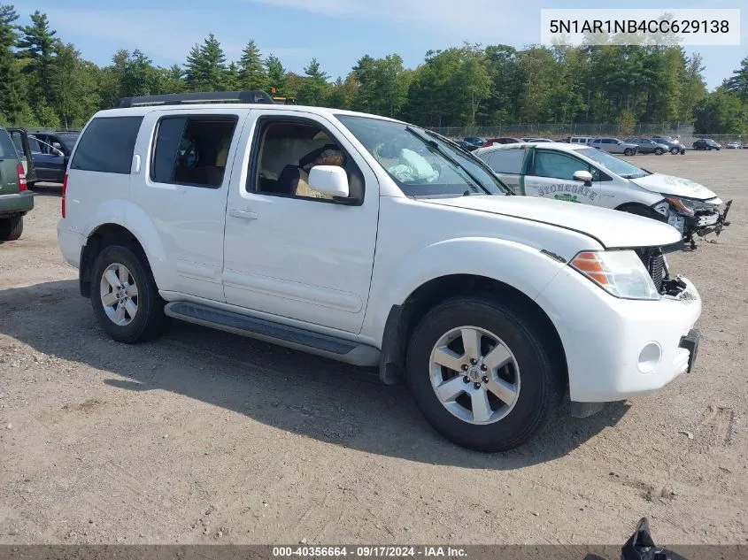 5N1AR1NB4CC629138 2012 Nissan Pathfinder Sv