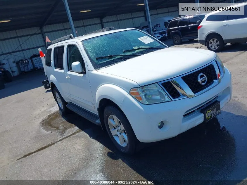 5N1AR1NN8CC604561 2012 Nissan Pathfinder Sv