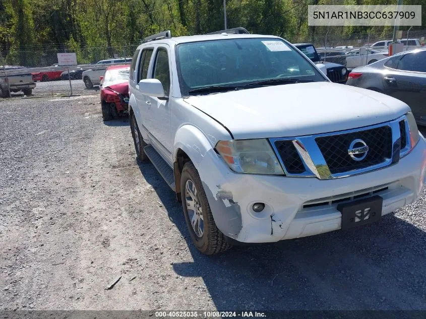 2012 Nissan Pathfinder Silver VIN: 5N1AR1NB3CC637909 Lot: 40525035