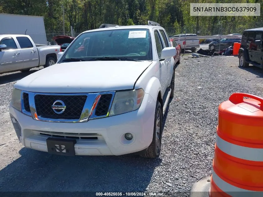 2012 Nissan Pathfinder Silver VIN: 5N1AR1NB3CC637909 Lot: 40525035