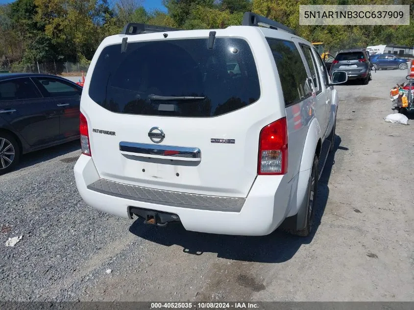 2012 Nissan Pathfinder Silver VIN: 5N1AR1NB3CC637909 Lot: 40525035