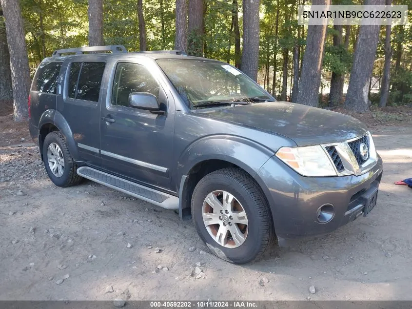 2012 Nissan Pathfinder Silver VIN: 5N1AR1NB9CC622623 Lot: 40592202