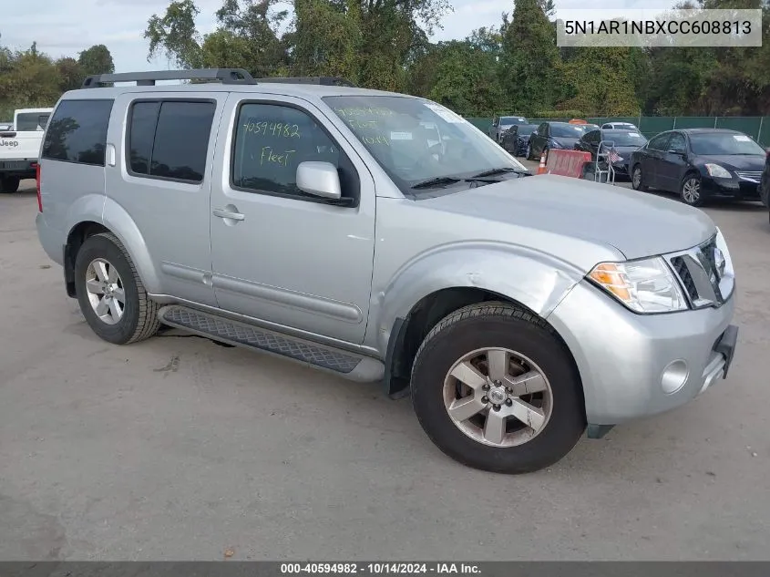 2012 Nissan Pathfinder S/Le/Se VIN: 5N1AR1NBXCC608813 Lot: 40594982