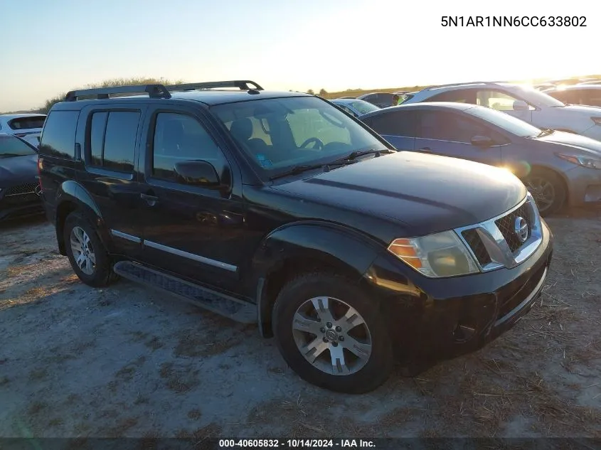 2012 Nissan Pathfinder S/Le/Se VIN: 5N1AR1NN6CC633802 Lot: 40605832