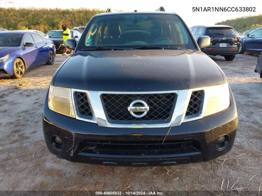 2012 Nissan Pathfinder S/Le/Se VIN: 5N1AR1NN6CC633802 Lot: 40605832