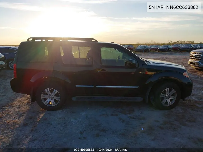 2012 Nissan Pathfinder S/Le/Se VIN: 5N1AR1NN6CC633802 Lot: 40605832