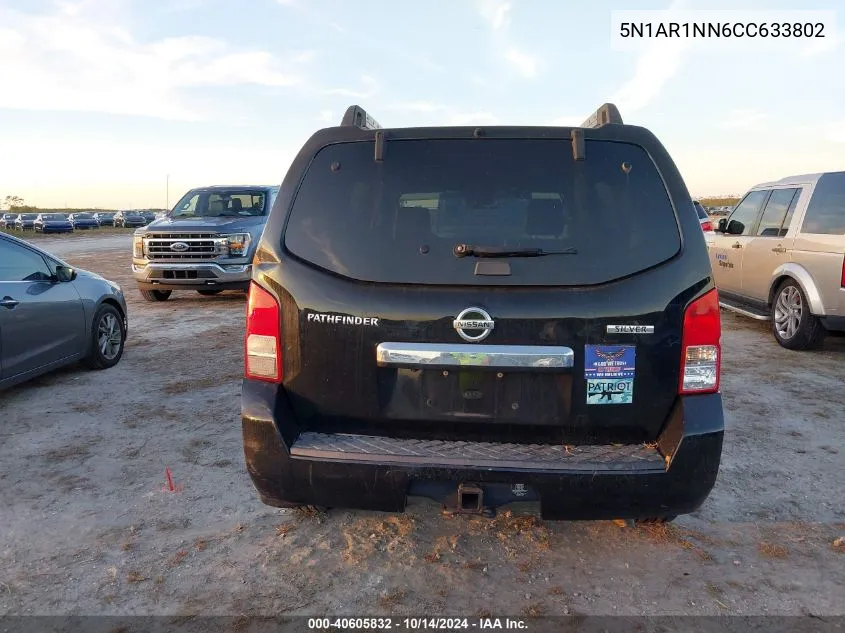 2012 Nissan Pathfinder S/Le/Se VIN: 5N1AR1NN6CC633802 Lot: 40605832