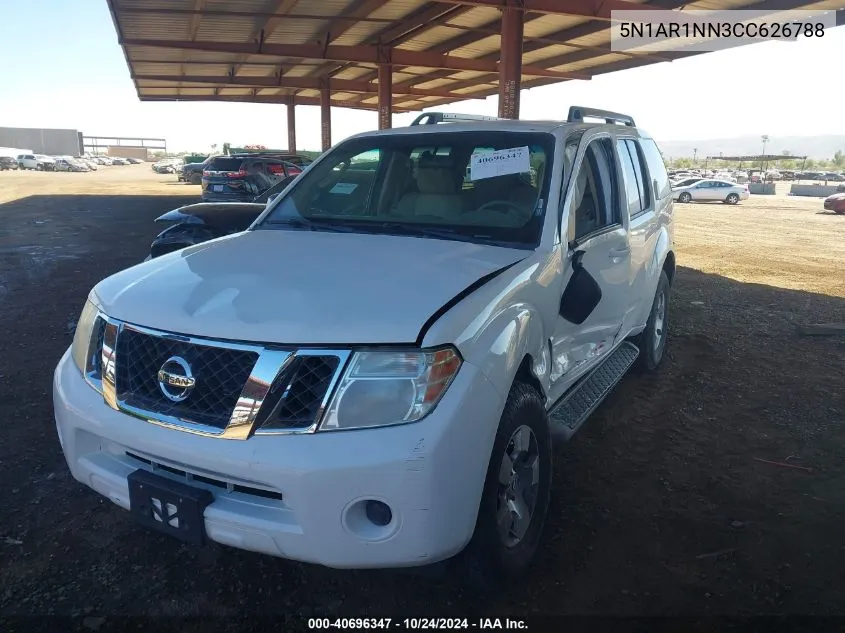 2012 Nissan Pathfinder S VIN: 5N1AR1NN3CC626788 Lot: 40696347