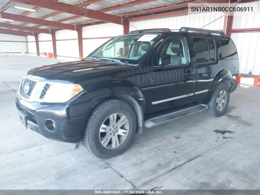 2012 Nissan Pathfinder Silver VIN: 5N1AR1NB0CC606911 Lot: 40803041