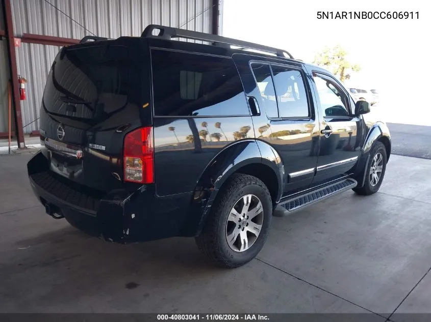 2012 Nissan Pathfinder Silver VIN: 5N1AR1NB0CC606911 Lot: 40803041