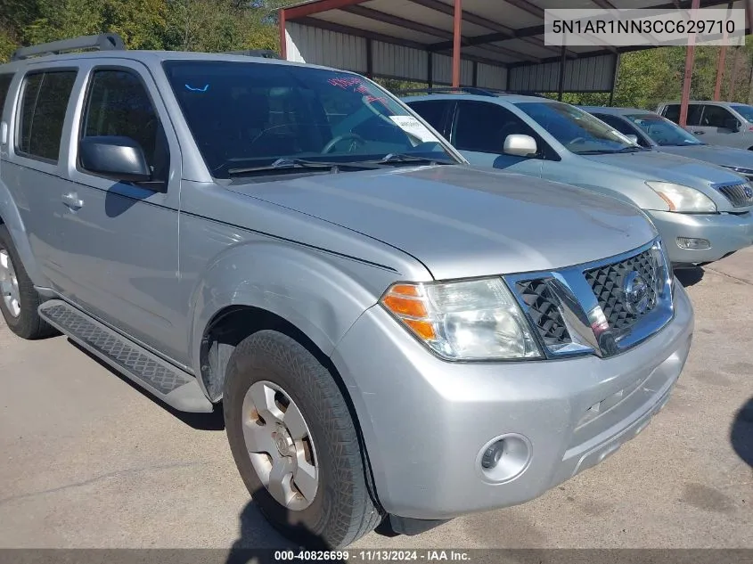 2012 Nissan Pathfinder S VIN: 5N1AR1NN3CC629710 Lot: 40826699