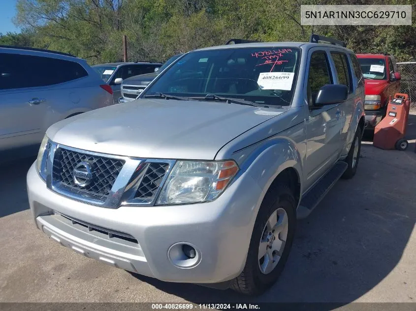 2012 Nissan Pathfinder S VIN: 5N1AR1NN3CC629710 Lot: 40826699