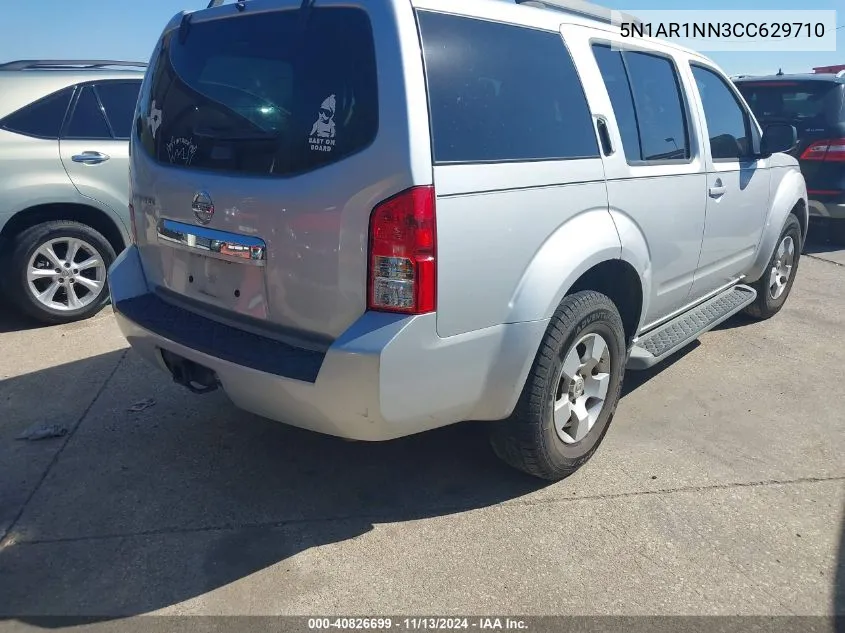 2012 Nissan Pathfinder S VIN: 5N1AR1NN3CC629710 Lot: 40826699